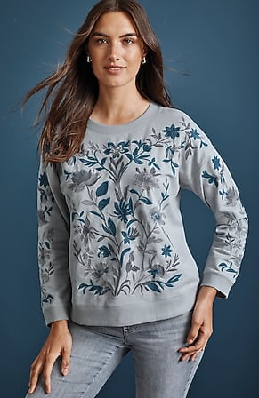 Image for Intricately Embroidered Sweatshirt