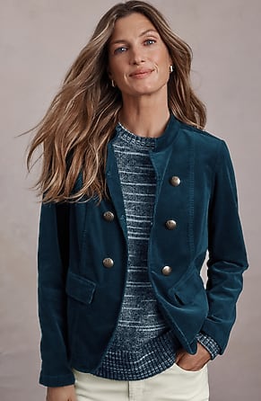 Image for Corduroy Military Jacket