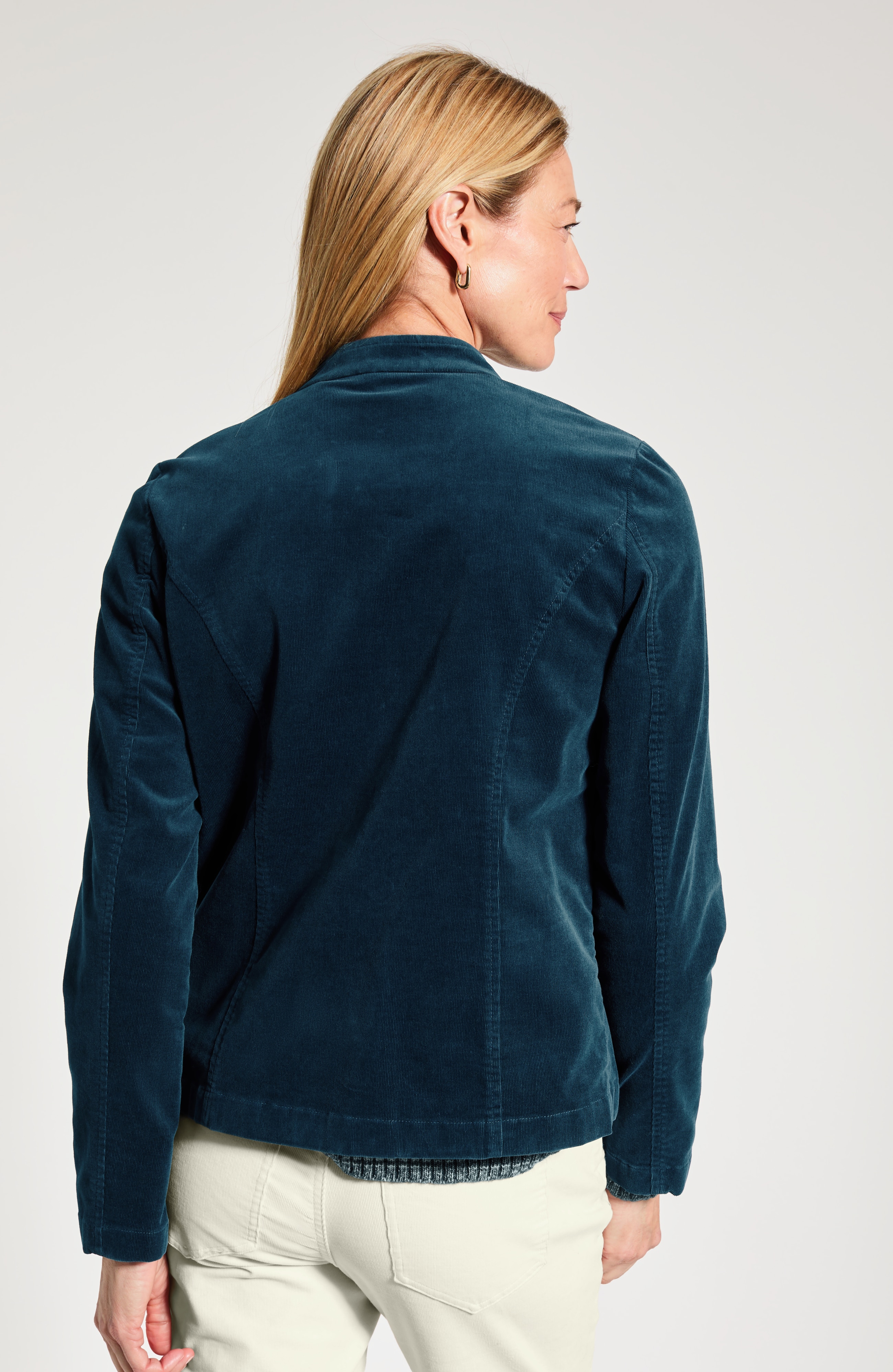 Corduroy Military Jacket