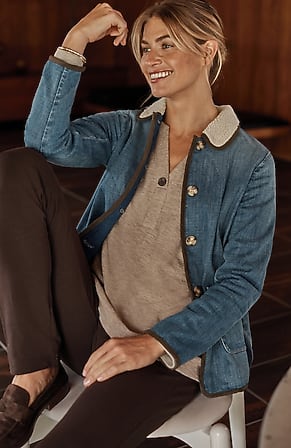 Image for Pure Jill Denim Barn Jacket