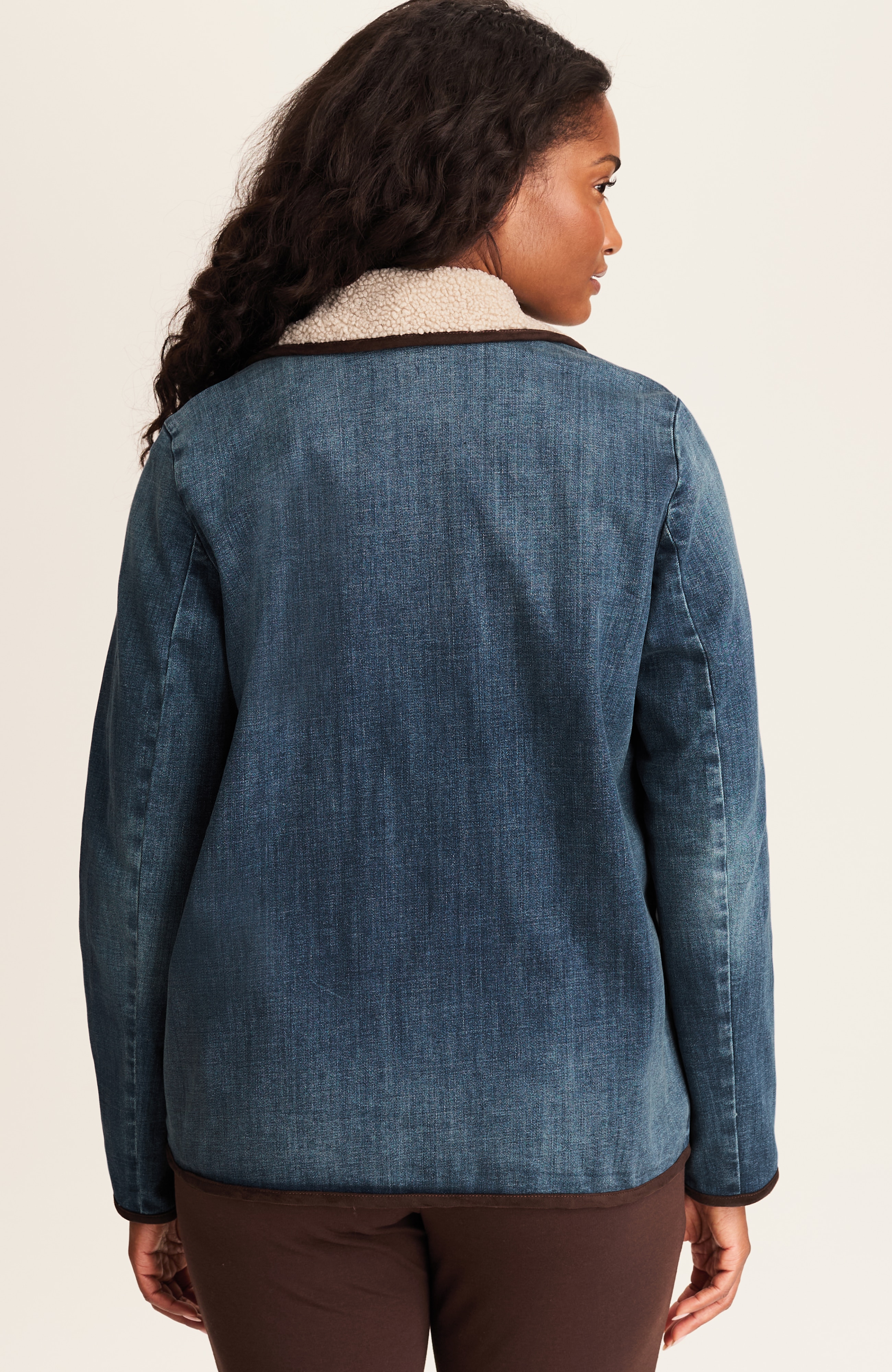 pure jill denim barn jacket