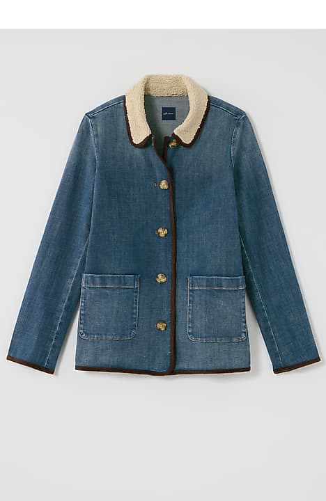 Earl Jean Original 443 Jacket Petite PURE JILL DENIM BARN JACKET 