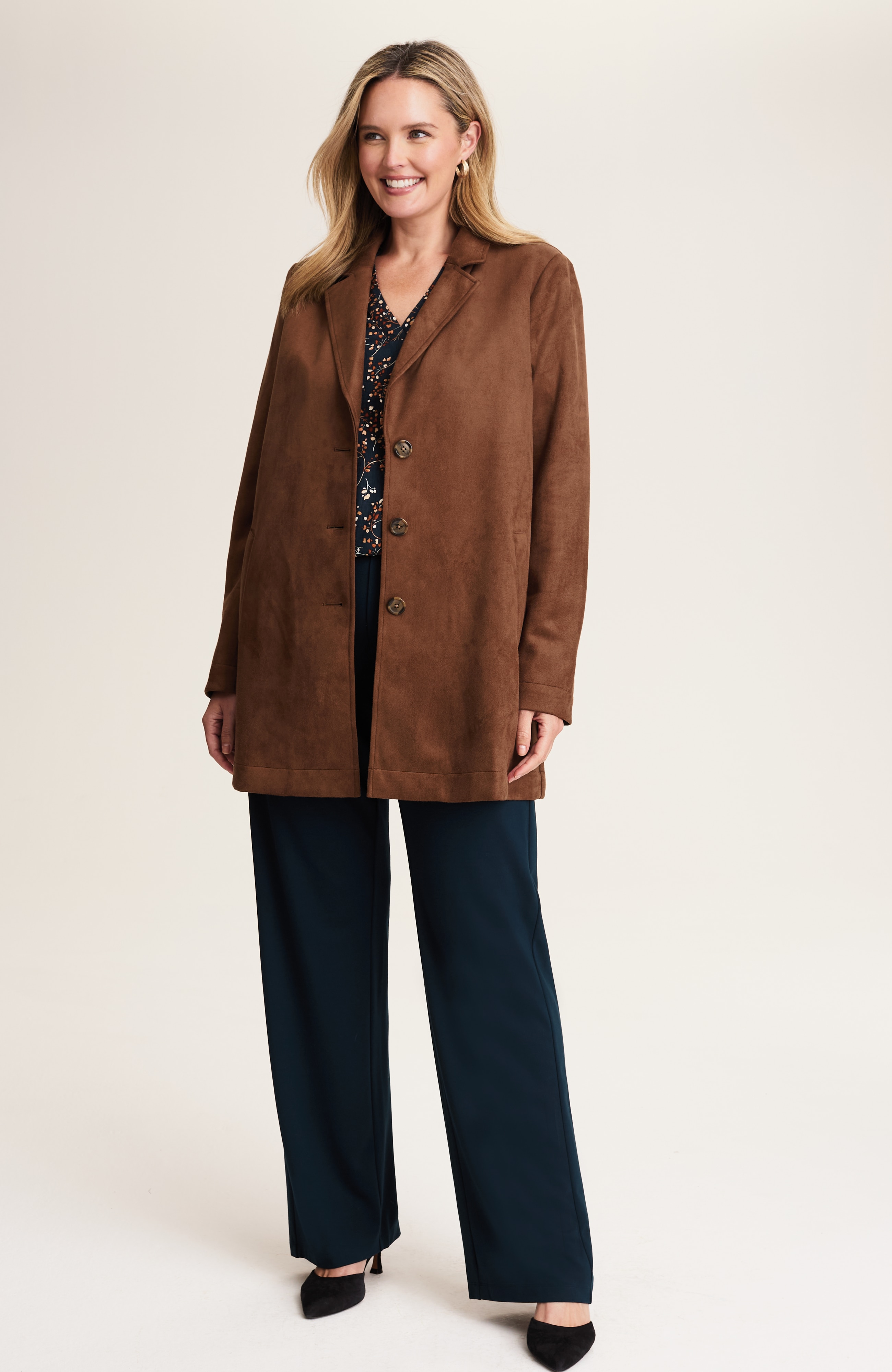 WE FAUX-SUEDE JACKET | JJill