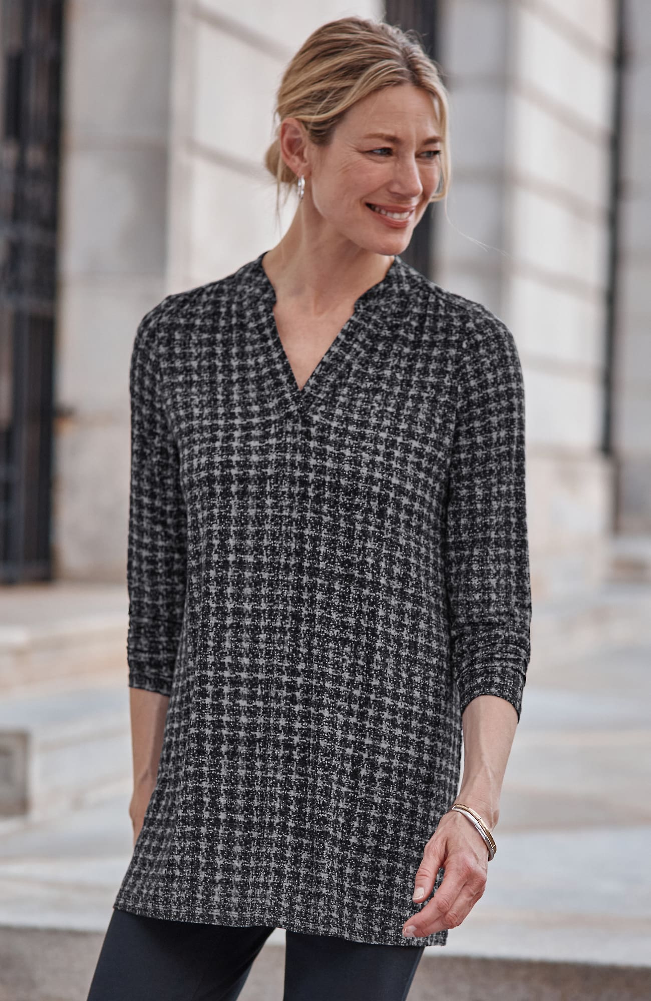 Jjill J.jill Wearever A-line Shirred Tunic