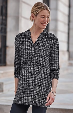 Image for Wearever A-Line Shirred Tunic