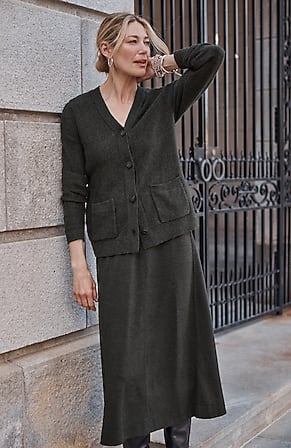 Image for Wearever Double-Face Jersey A-Line Skirt