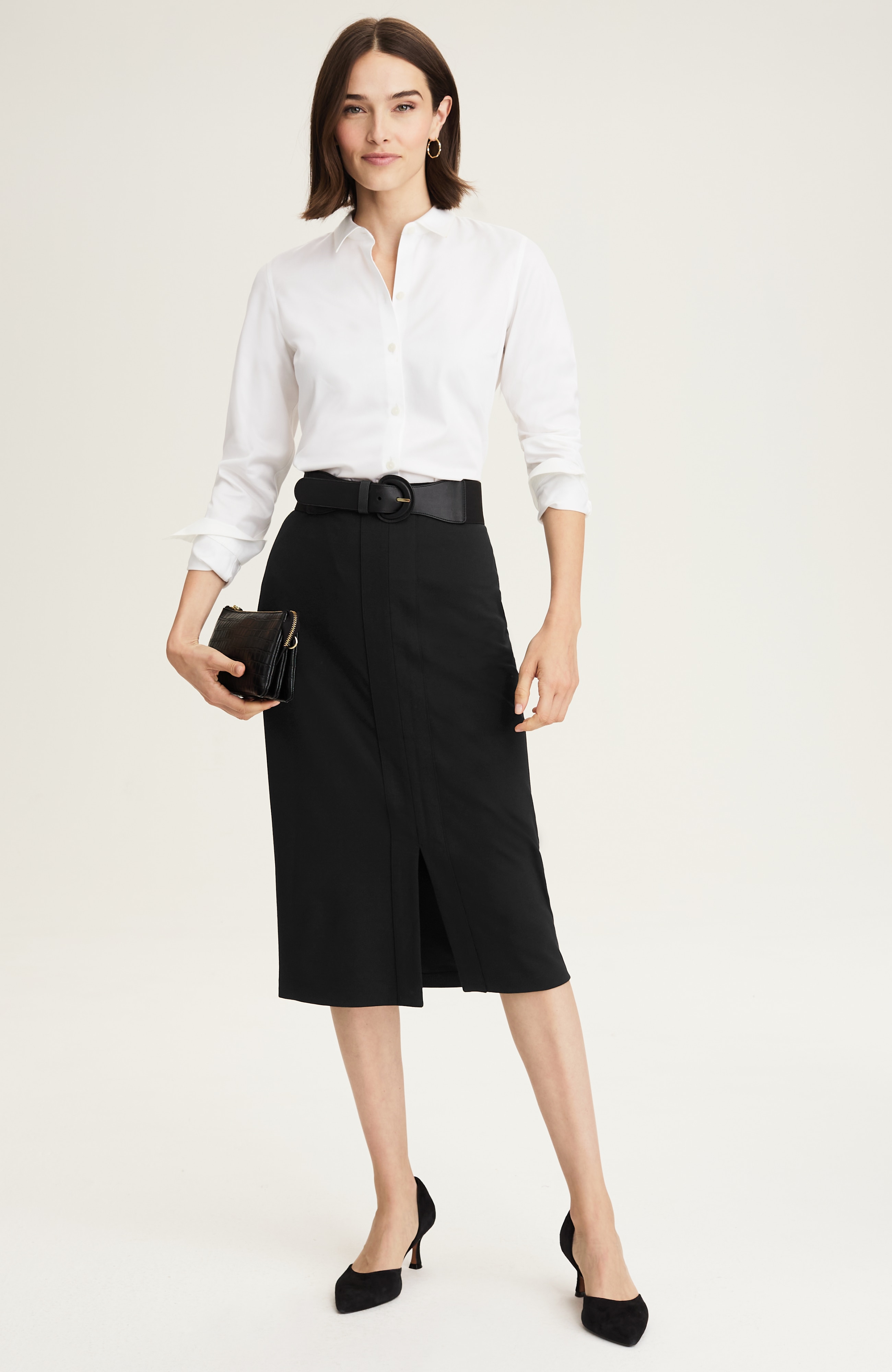 Wearever Midi Pencil Skirt | JJill