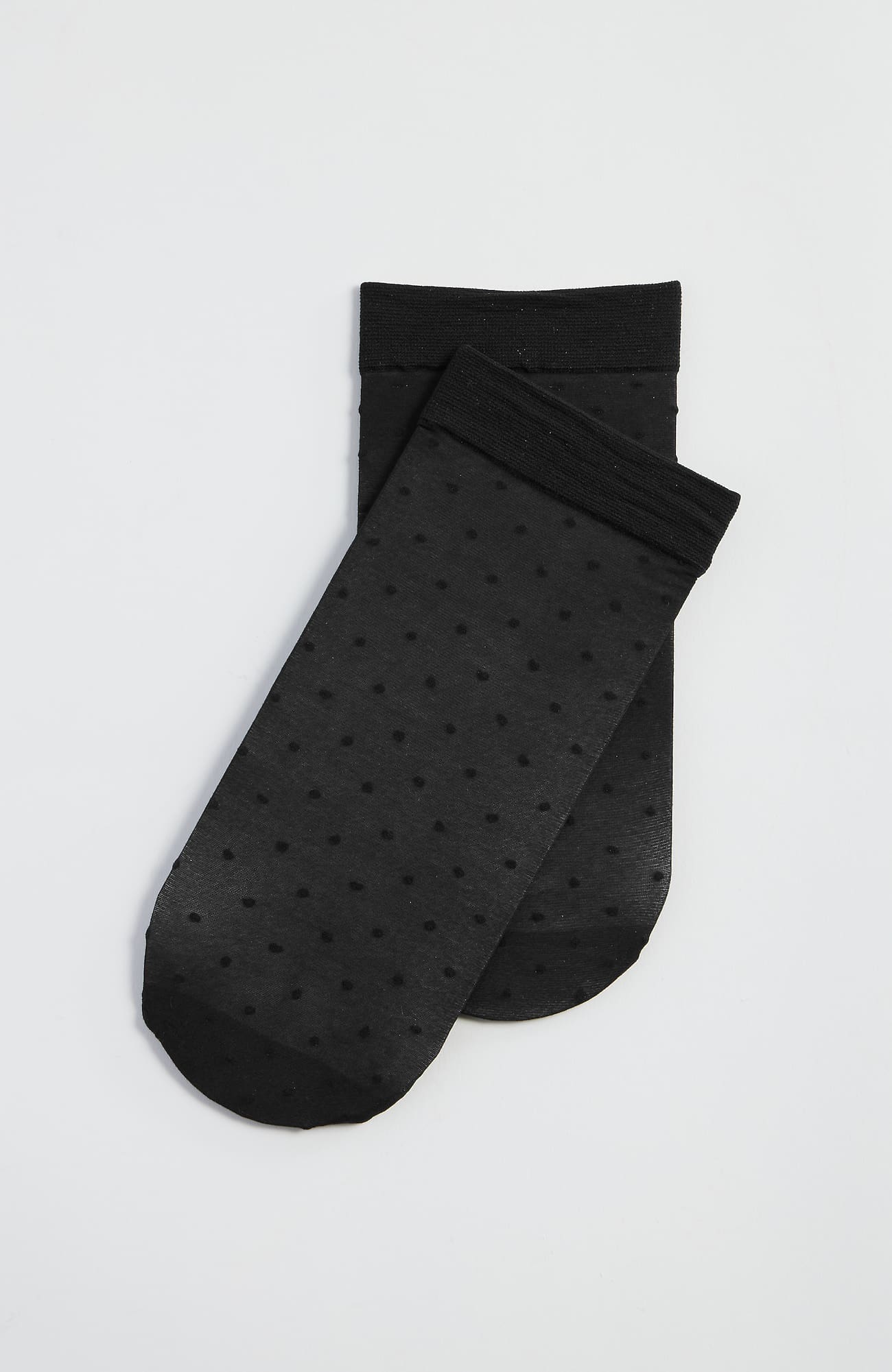 Jjill J.jill Dotted Hosiery Socks In Black
