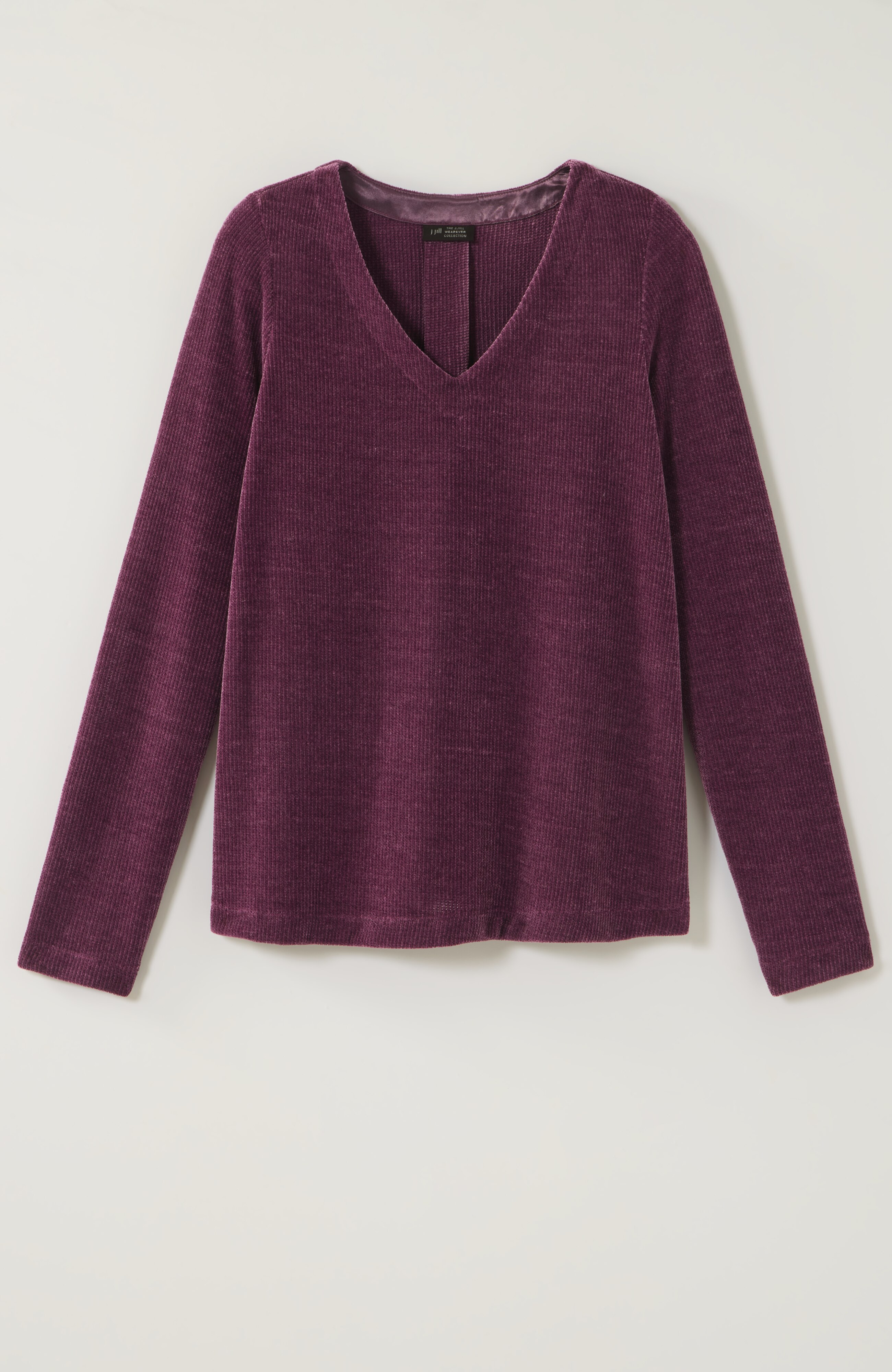 wearever chenille v-neck top