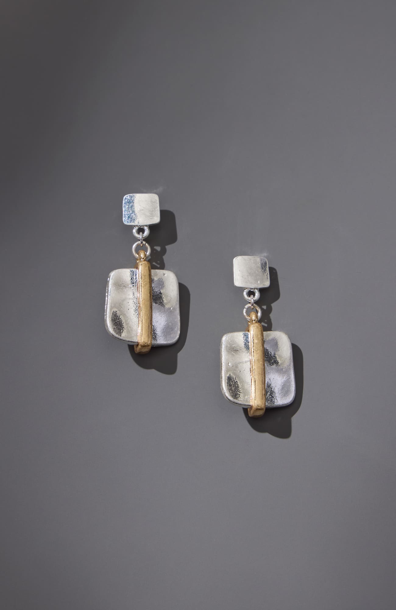 Jjill J.jill Mixed-metal Square Earrings