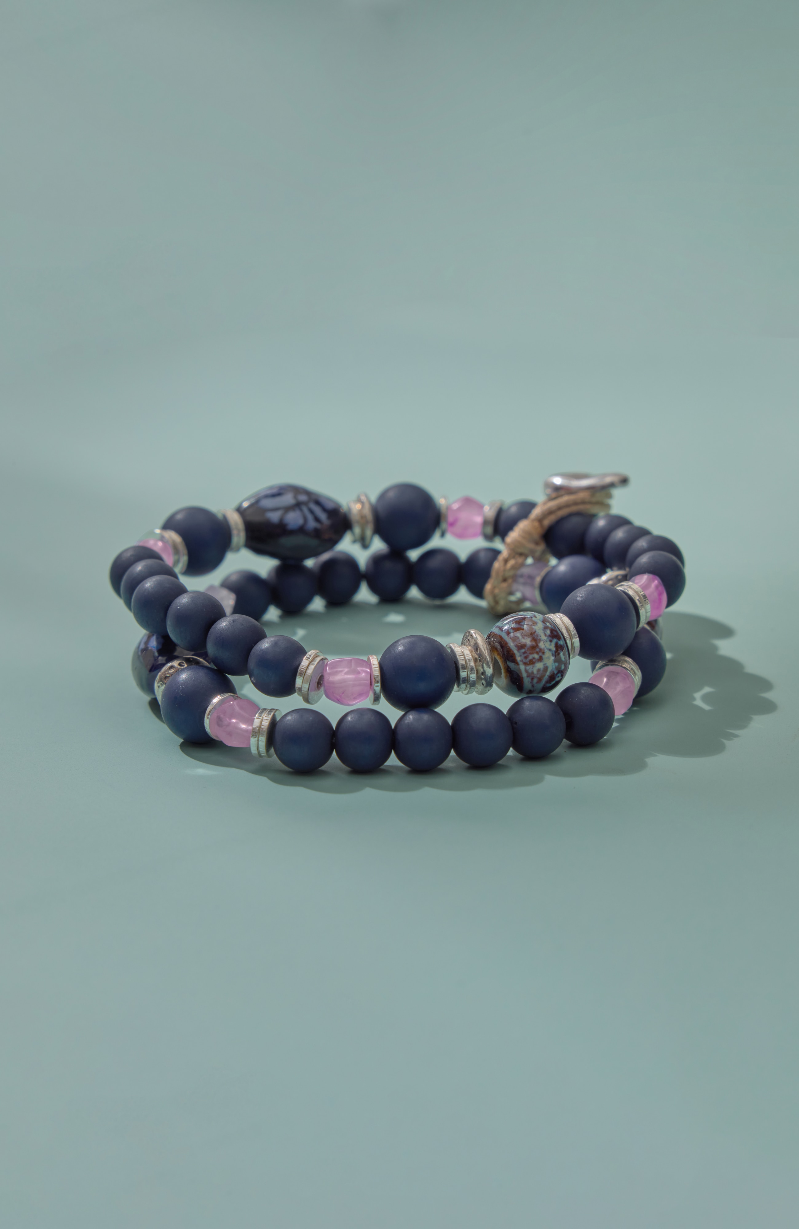 ceramic beaded bracelet