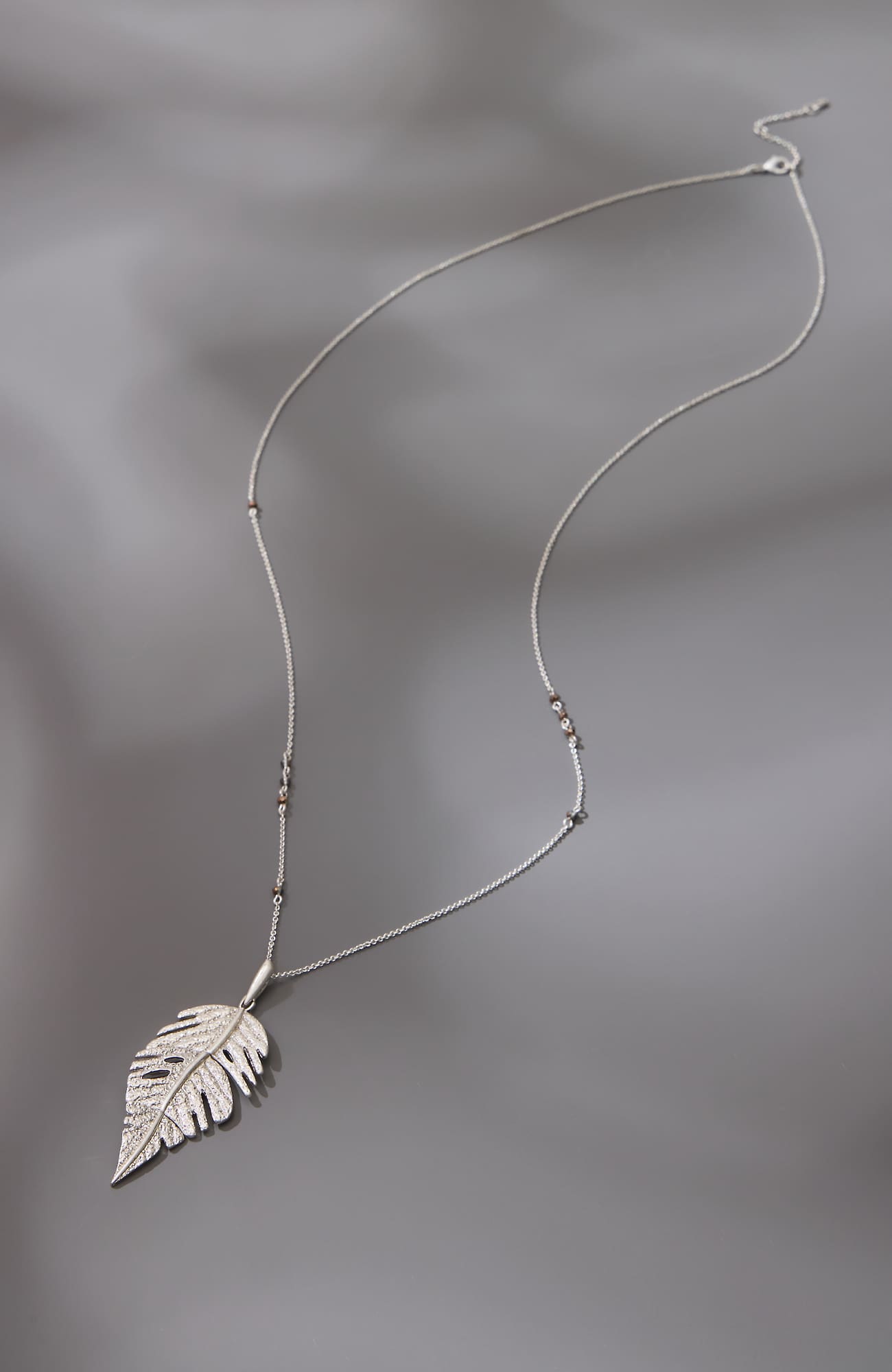 Jjill J.jill Fall Foliage Pendant Necklace In Silver
