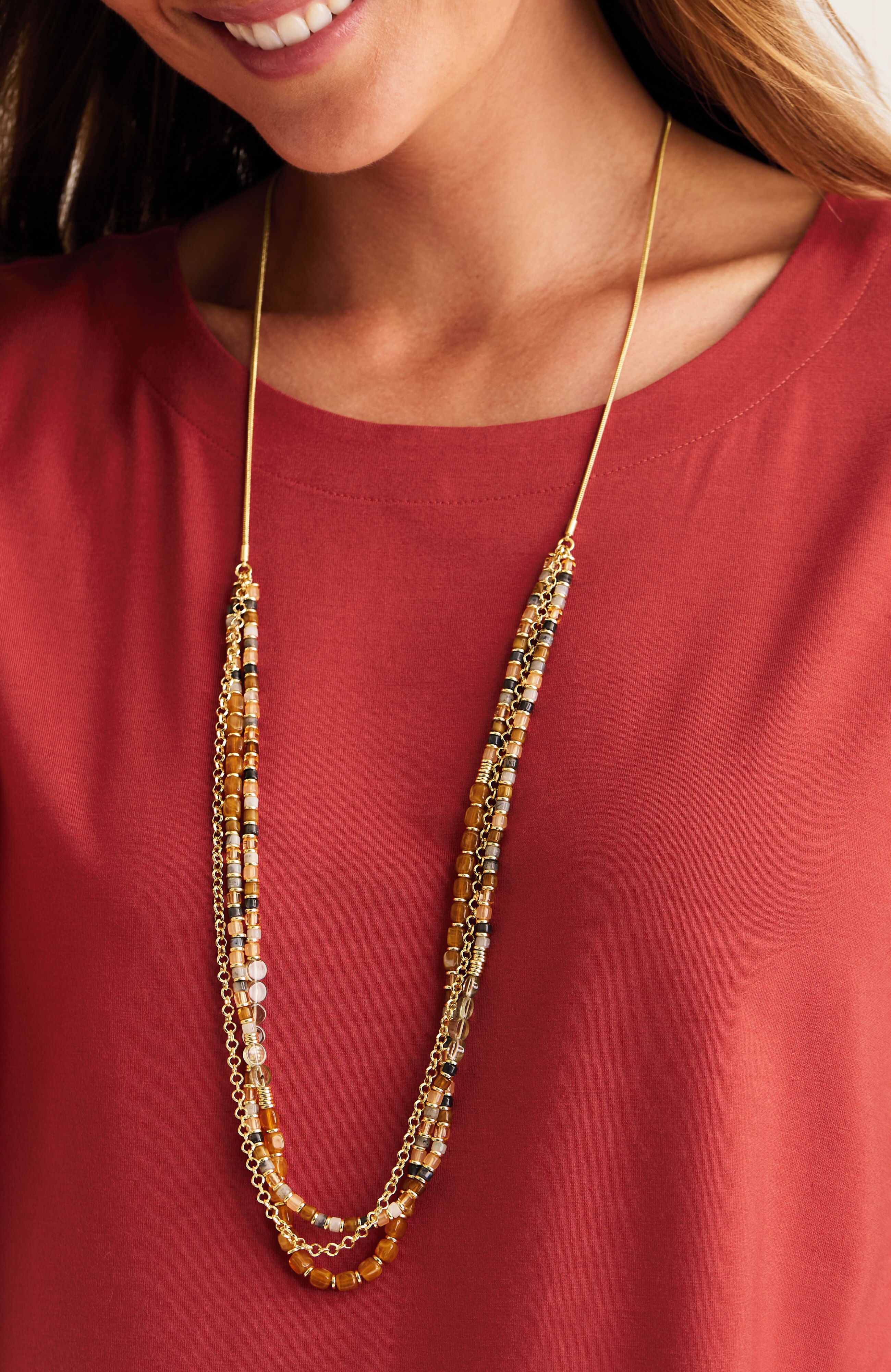 free-spirit beaded necklace