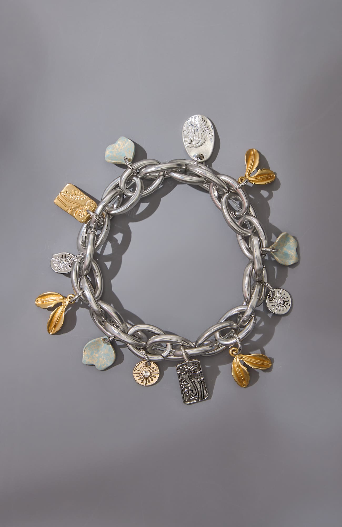 Jjill J.jill Mixed-charms Stretch Bracelet In Multi