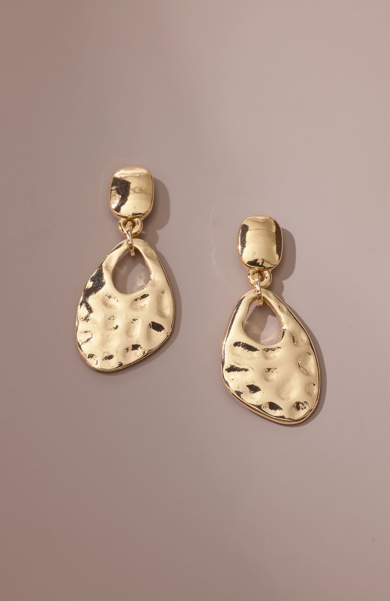 Jjill J.jill Textured Metal Earrings In Gold