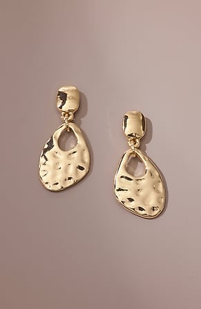 Image for Textured Metal Earrings