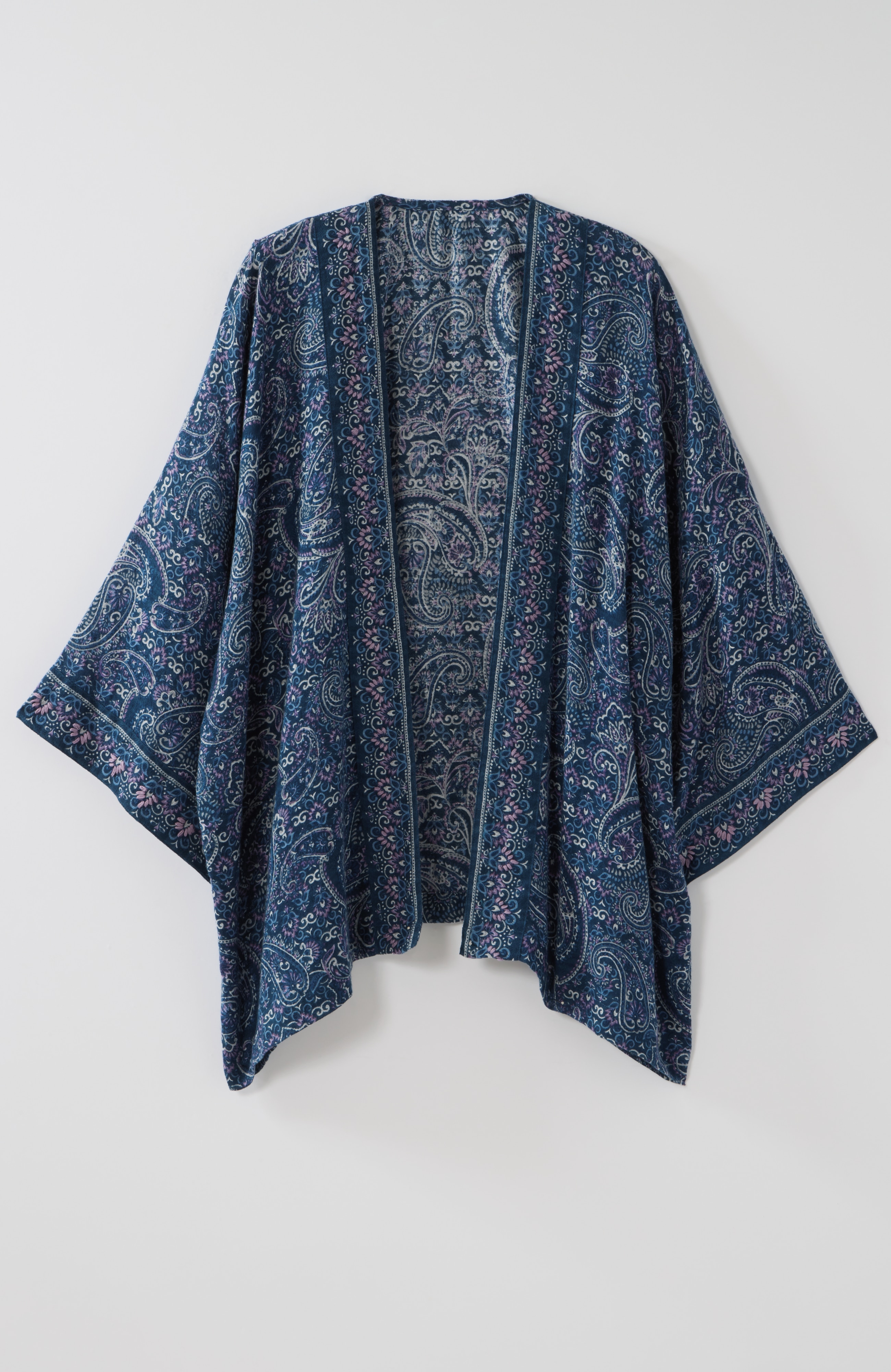 ジャケット・アウター GYPSY & SONS Pile JKT Dark Navy Paisley Bonded Boys Soft-shell Jacket