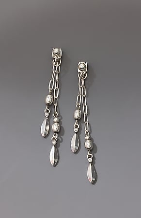 Image for Delicate Metal Linear Post Earrings
