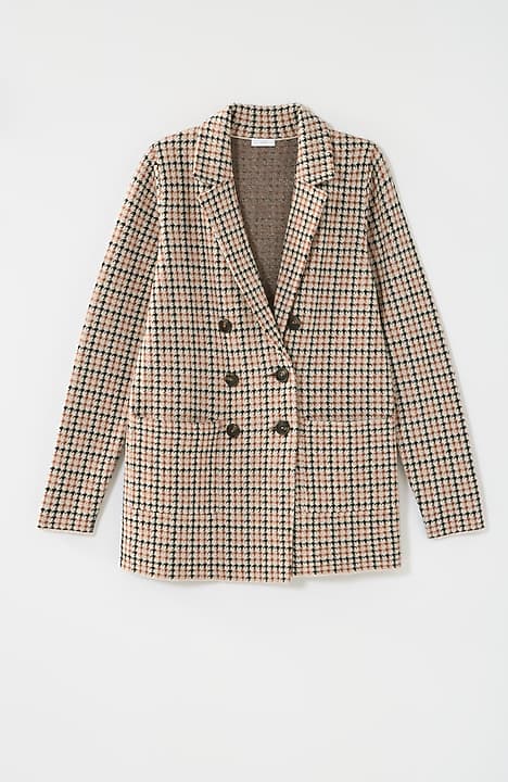 Wearever Piped-Trim Blazer