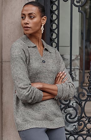 Image for Wearever Multiyarn Johnny-Collared Sweater