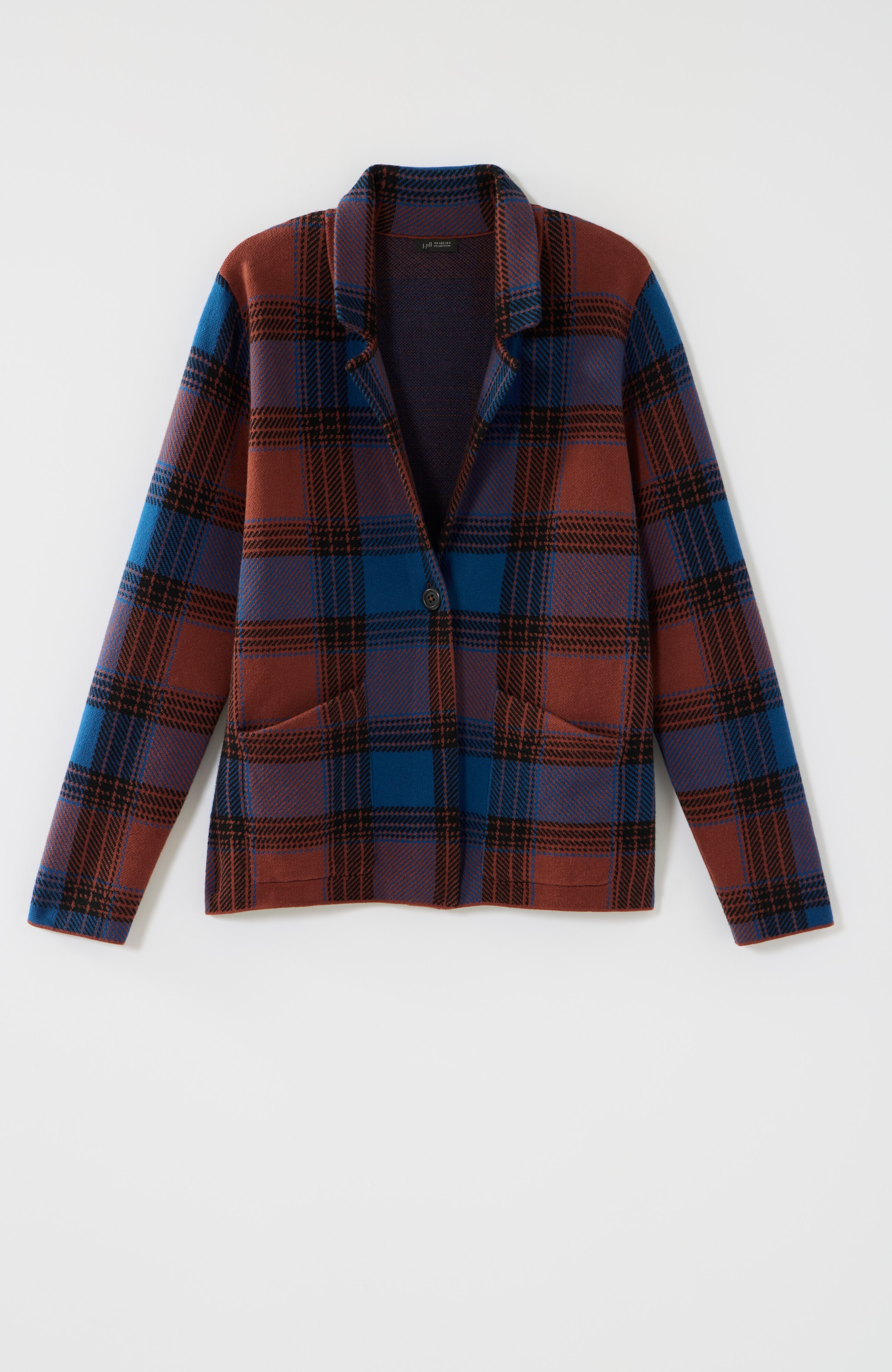 wearever plaid sweater-jacket