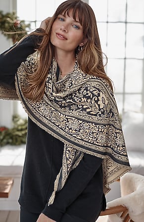 Image for Shimmering Triangle Scarf