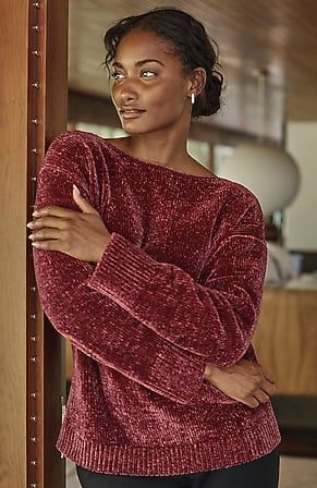 Image for Pure Jill Luxe-Chenille Pullover Sweater