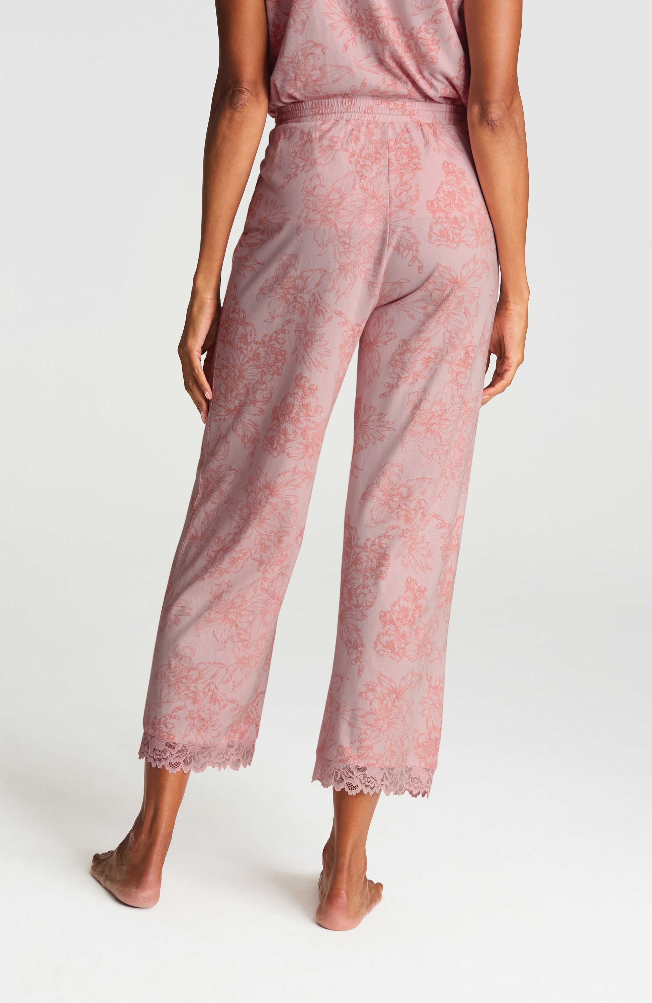 sleep ultrasoft lace-trimmed crops
