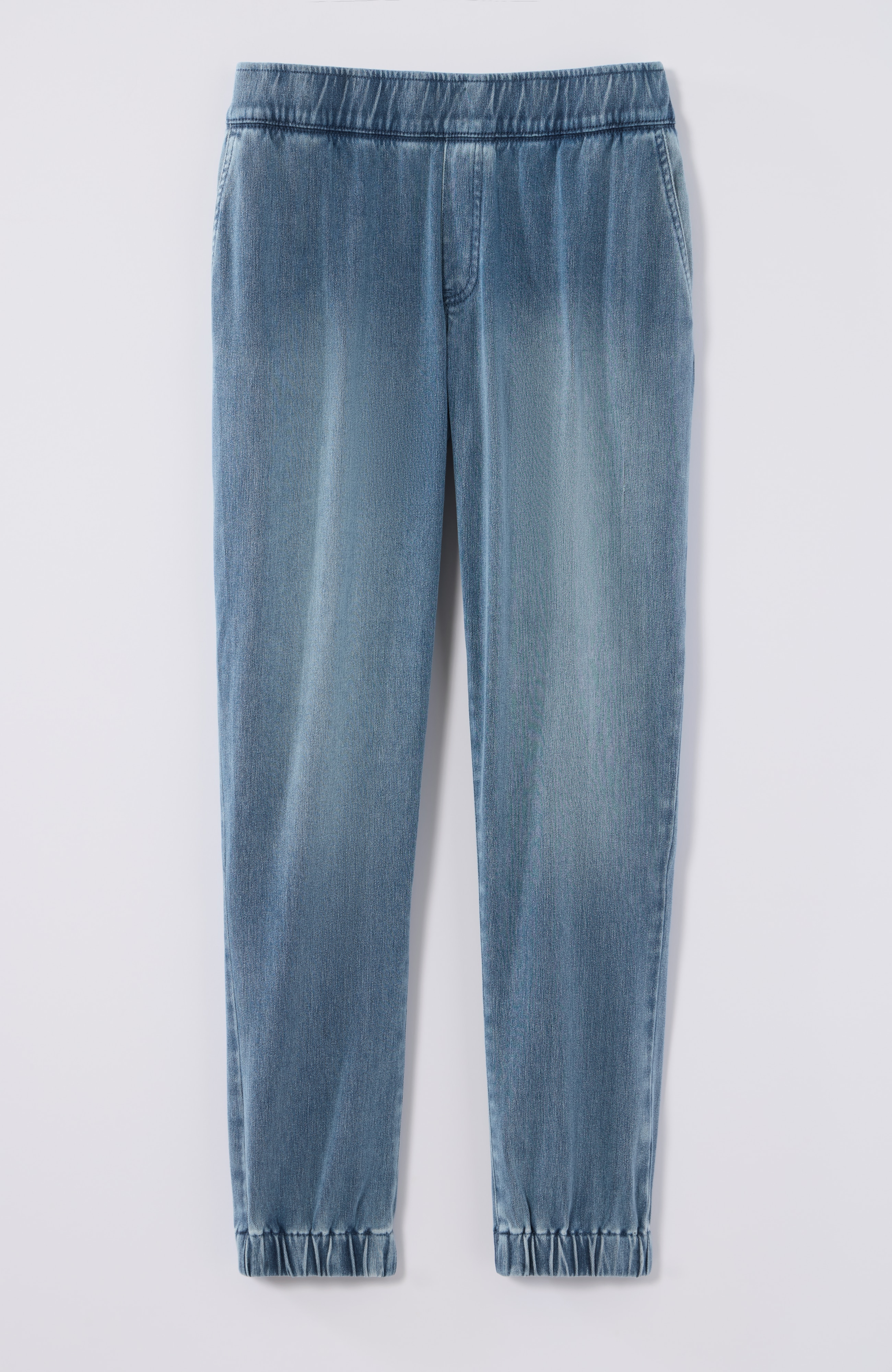 pure jill indigo knit joggers