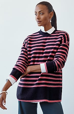 Image for Striped Roll-Neck Sweater