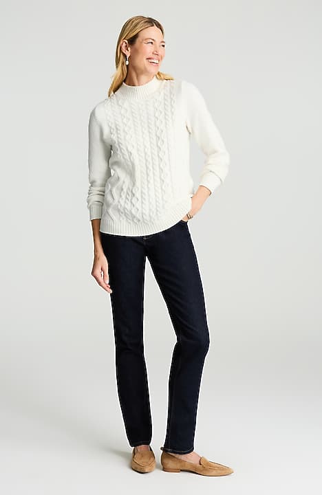 Wavy-Stripes Textured Sweater