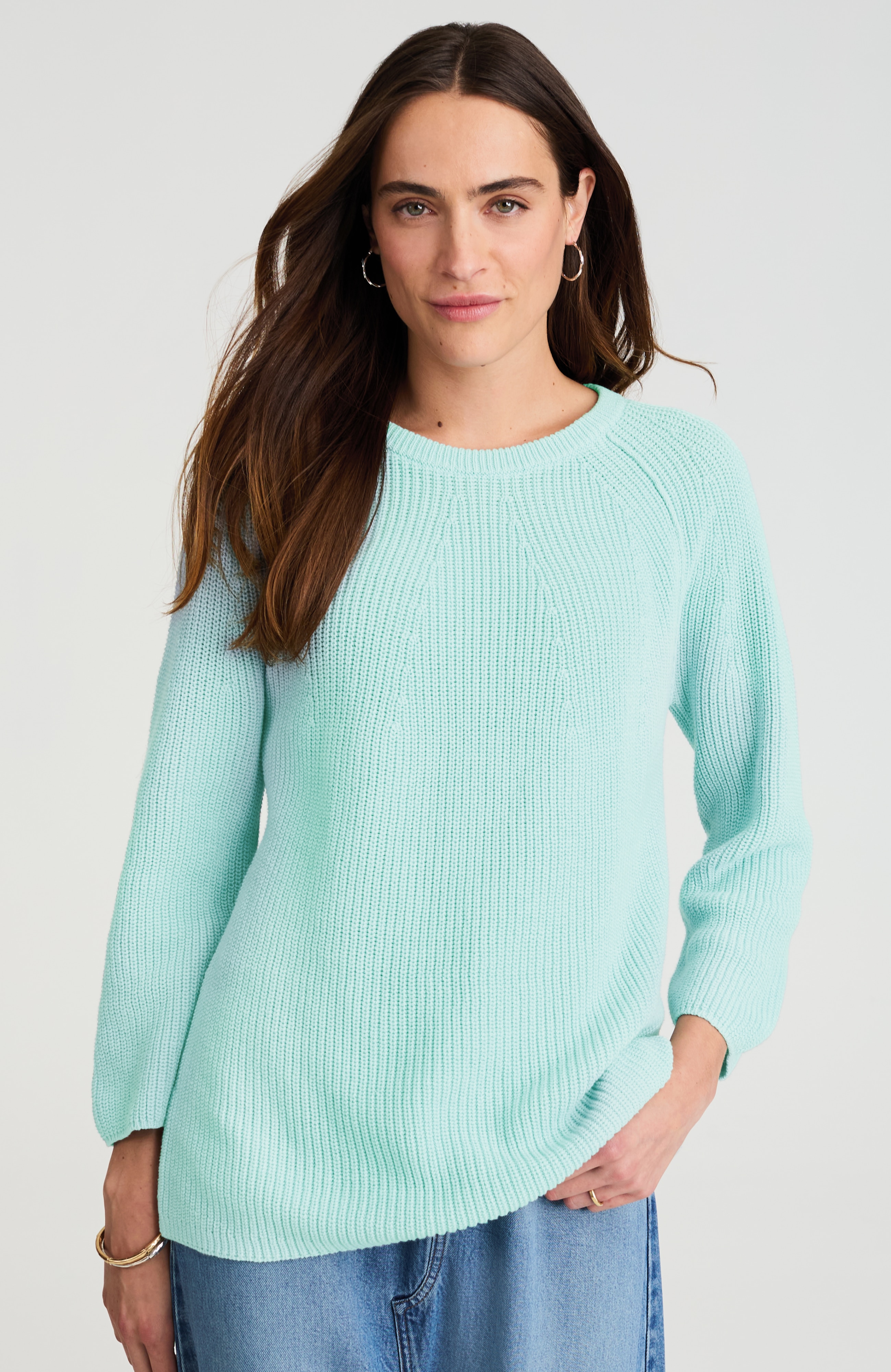 ribbed cotton sweater