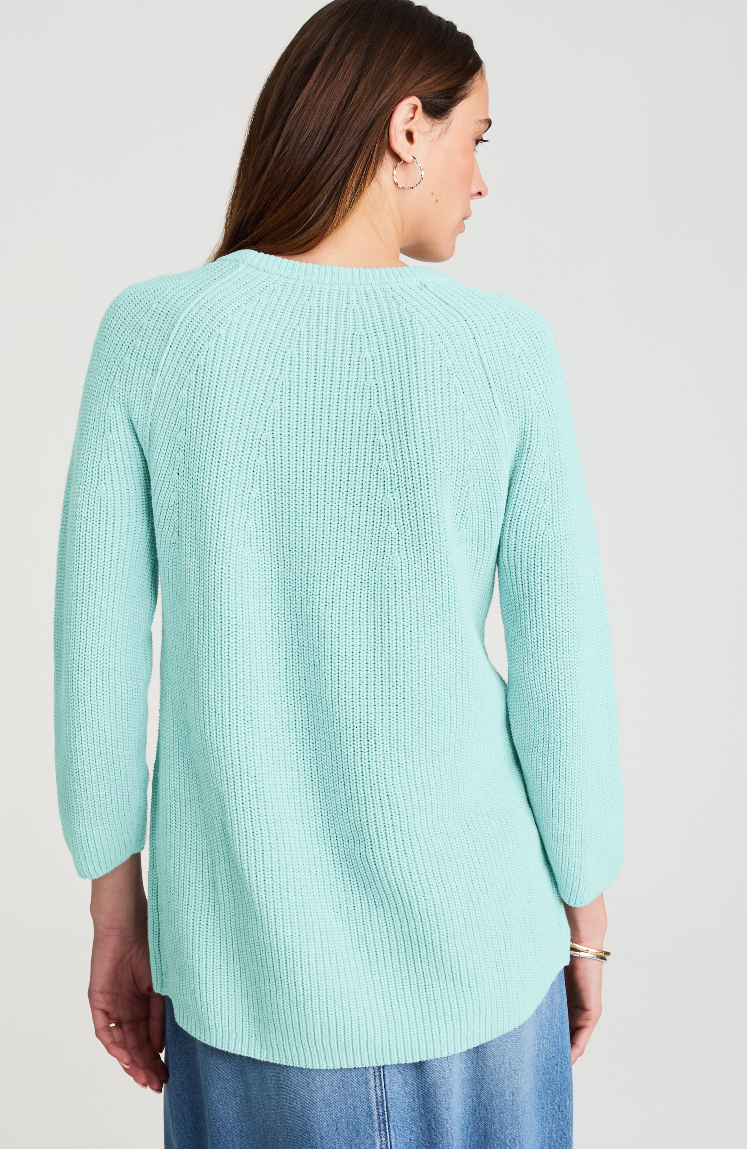 ribbed cotton sweater