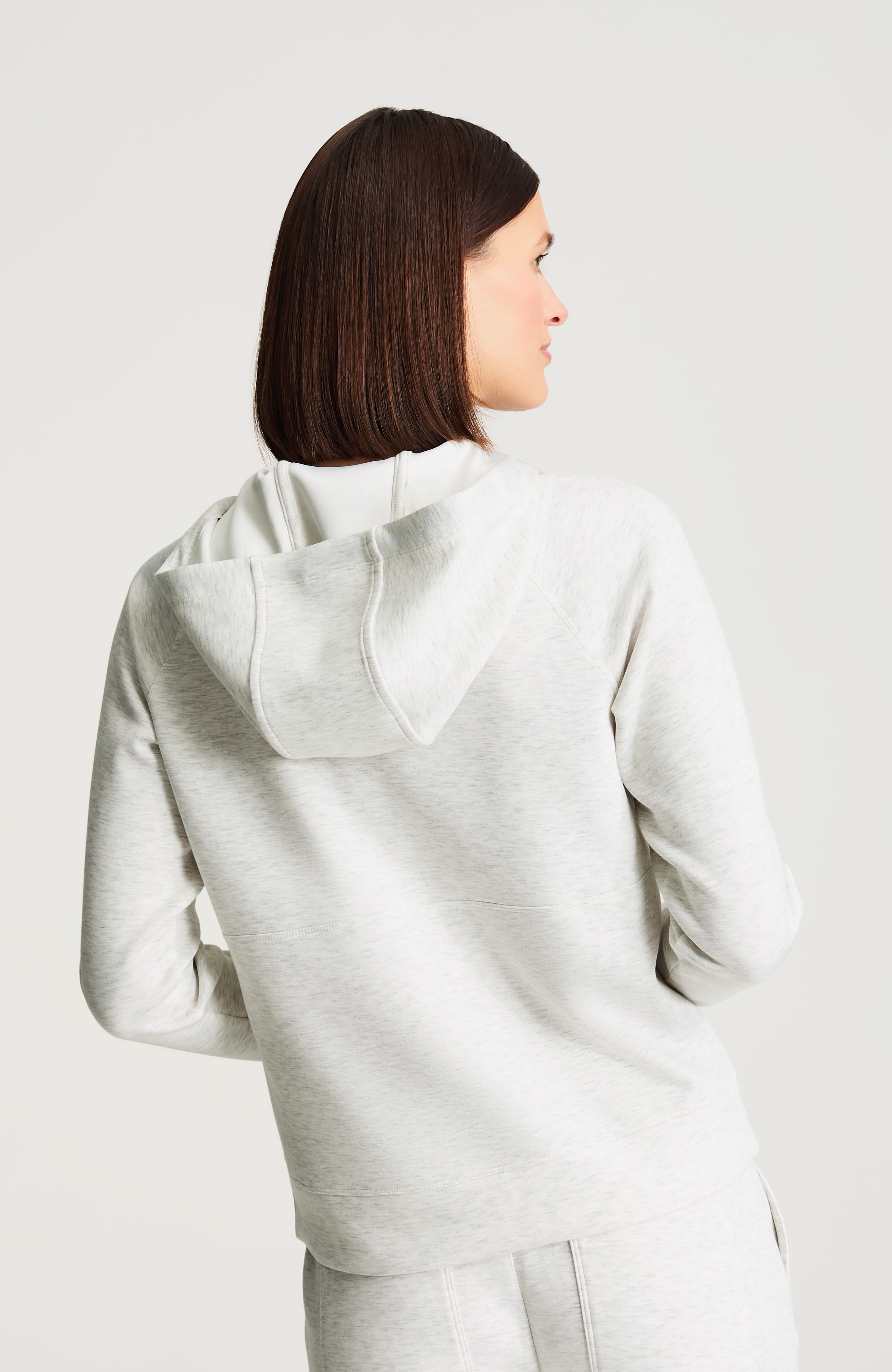 fit elevation knit 1/4-zip hoodie