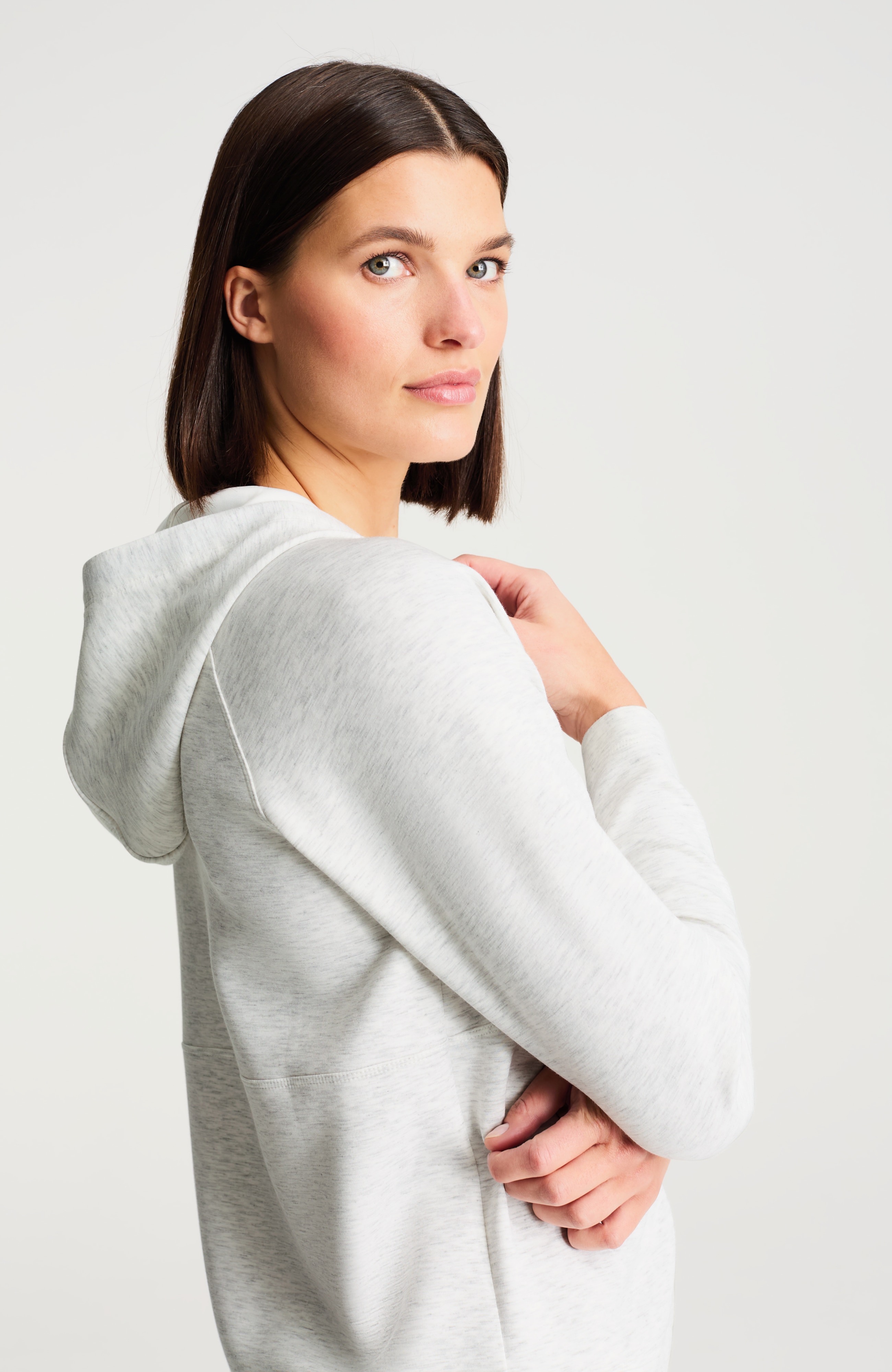 fit elevation knit 1/4-zip hoodie