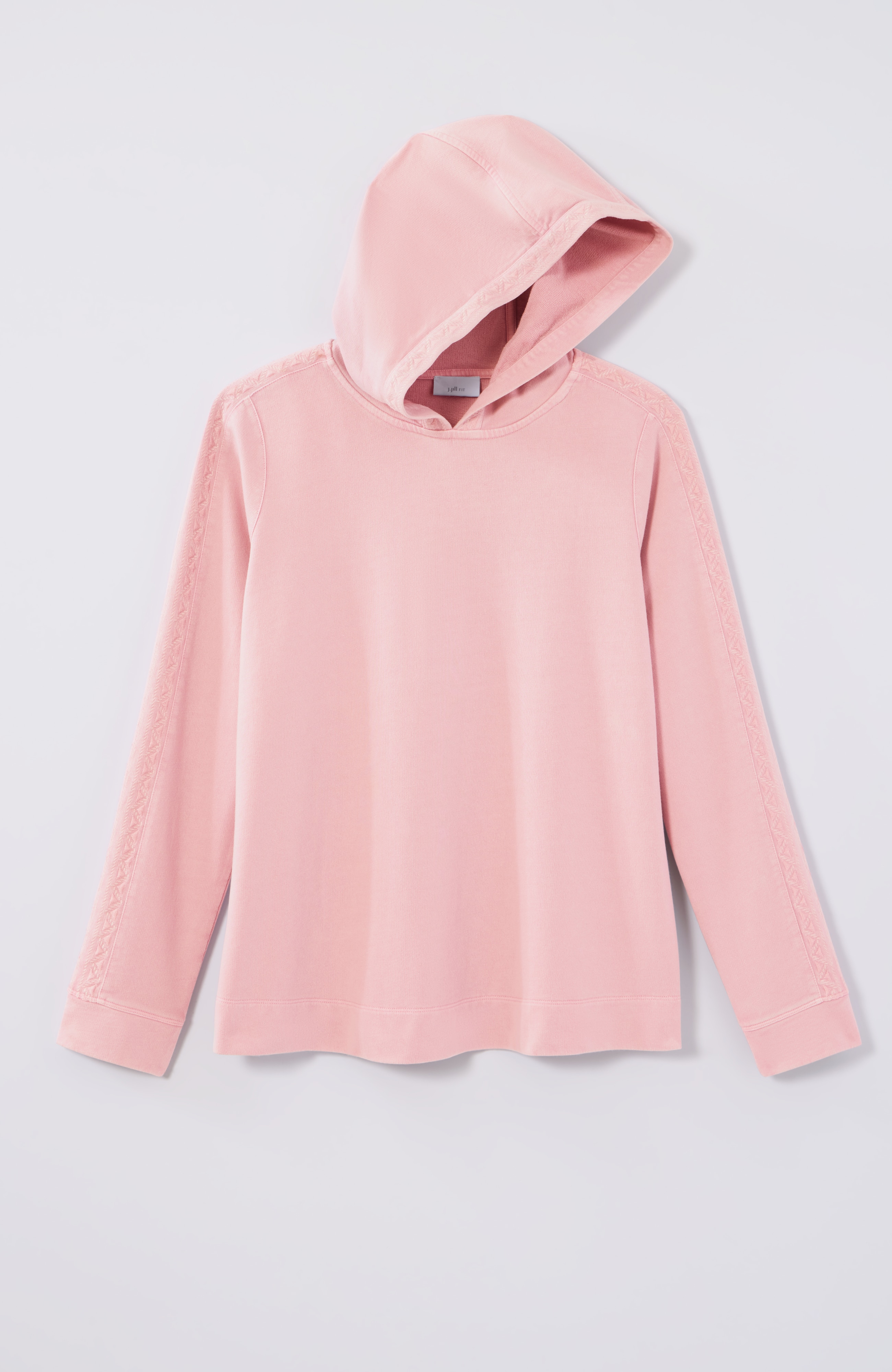 fit embroidered hoodie