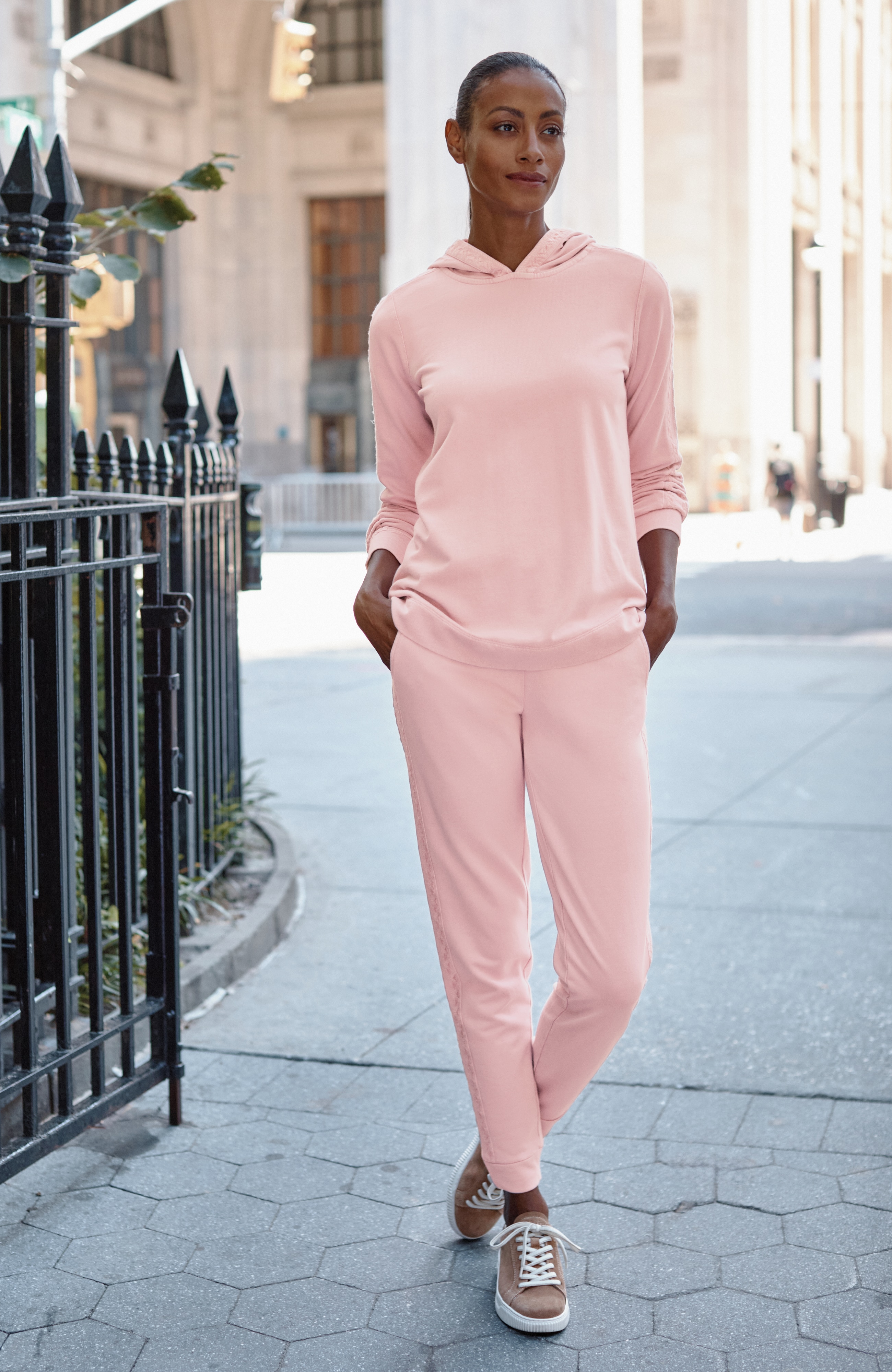 fit embroidered joggers