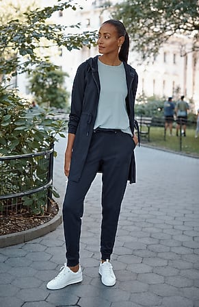 Image for Fit Drawstring-Waist Knit Jacket