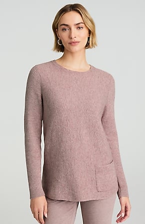 Image for Pure Jill Ribbed One-Pocket Sweater