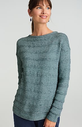 Image for Pure Jill Textured Boat-Neck Sweater