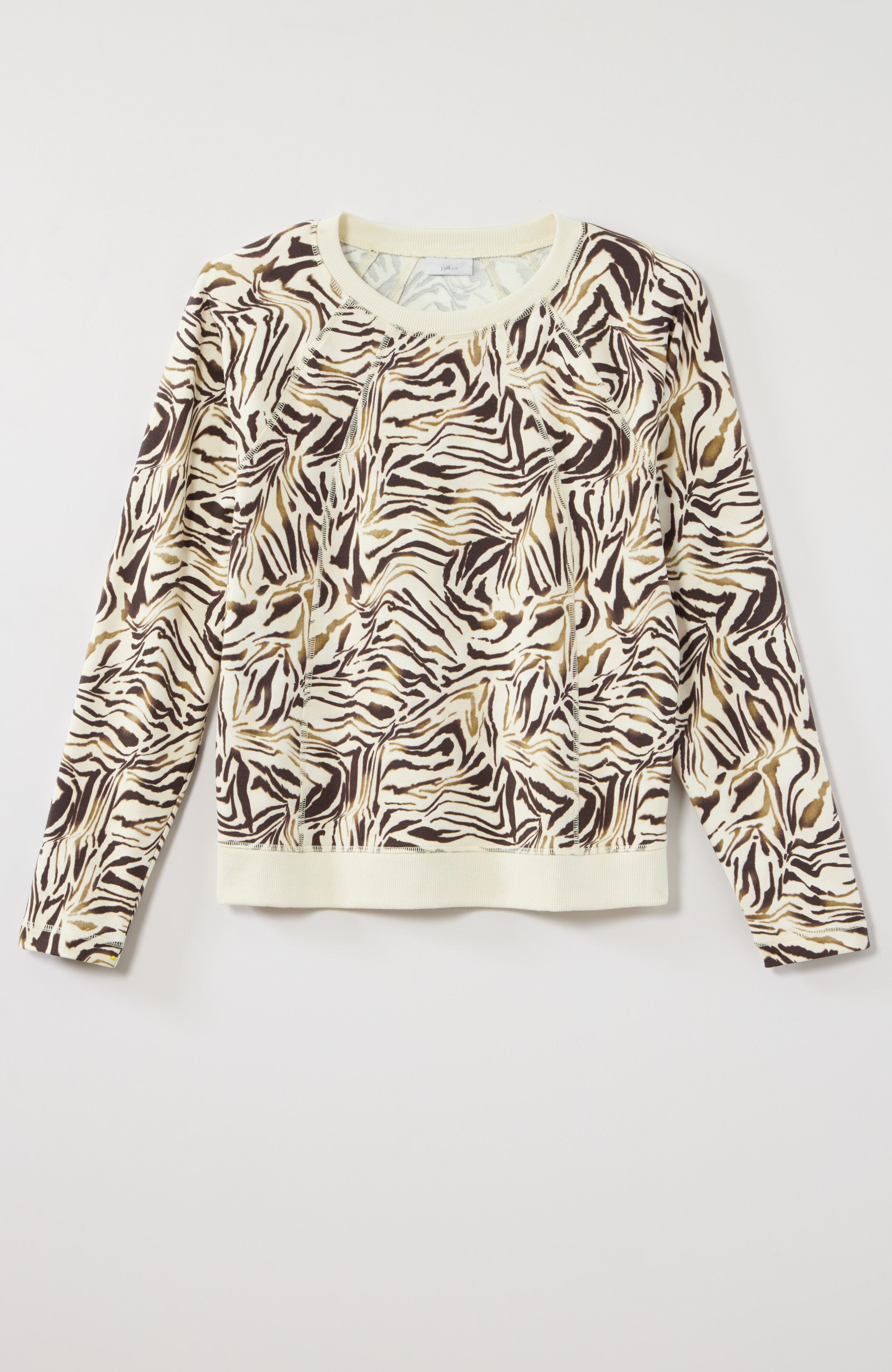 fit tonal-stitch pullover