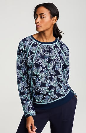 Image for Fit Tonal-Stitch Pullover