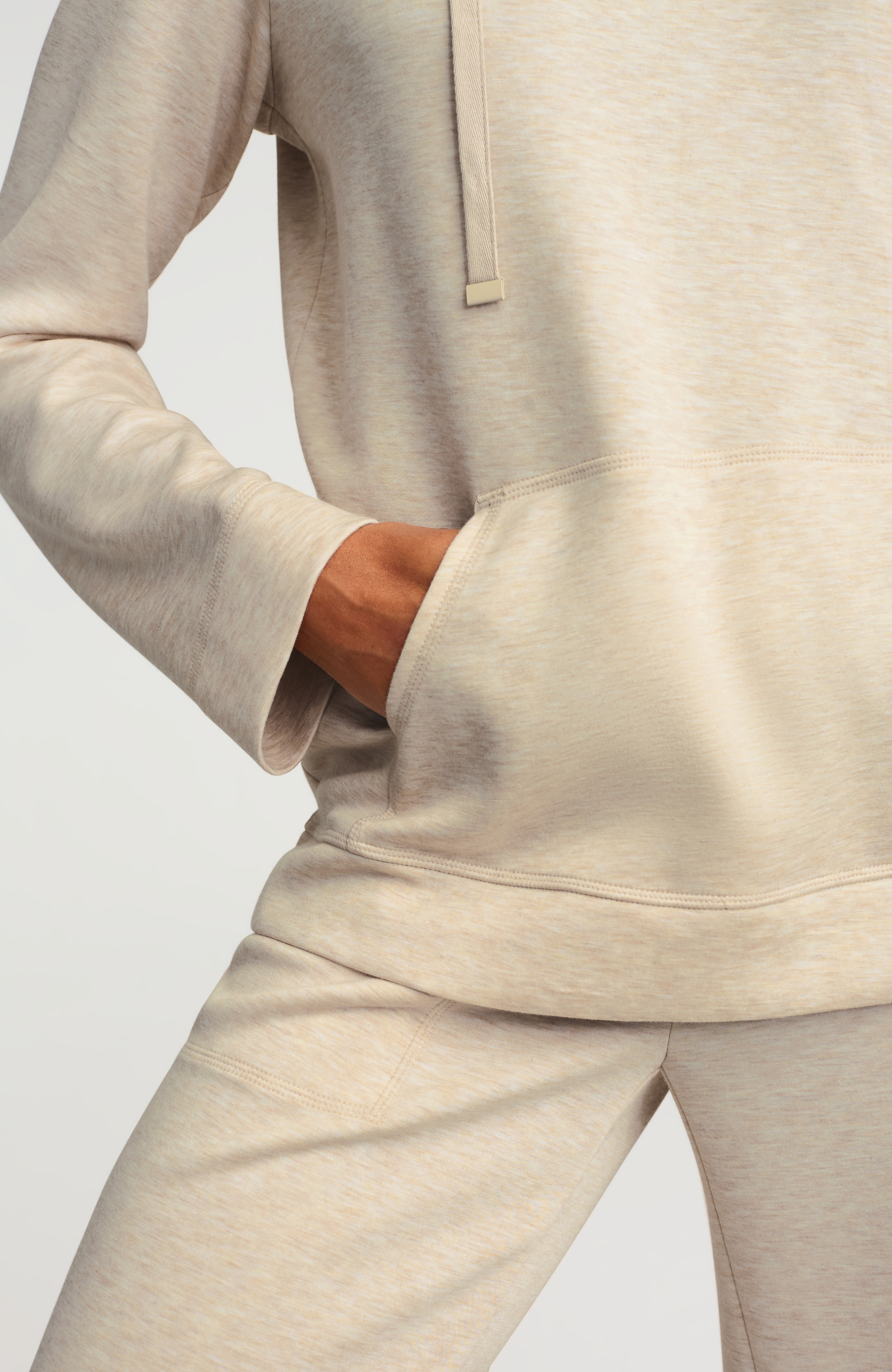 fit elevation knit hoodie