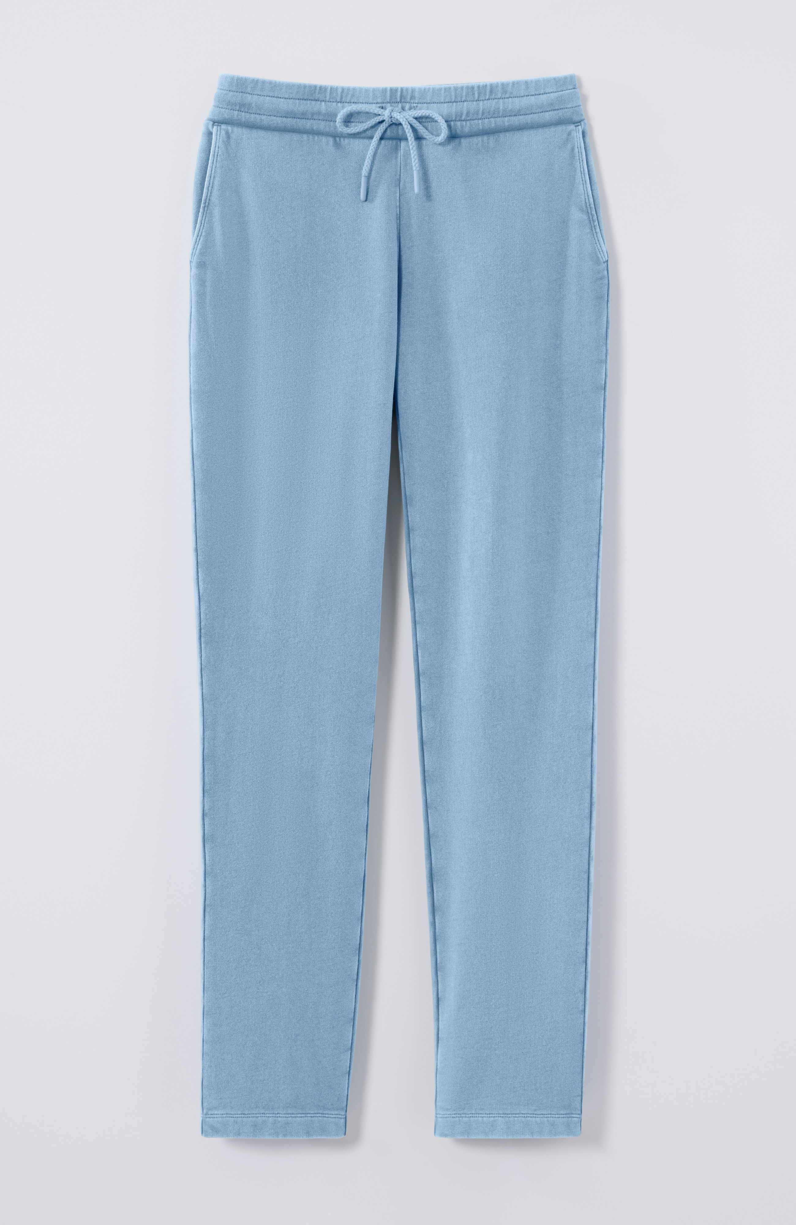 fit garment-dyed slim-leg pants