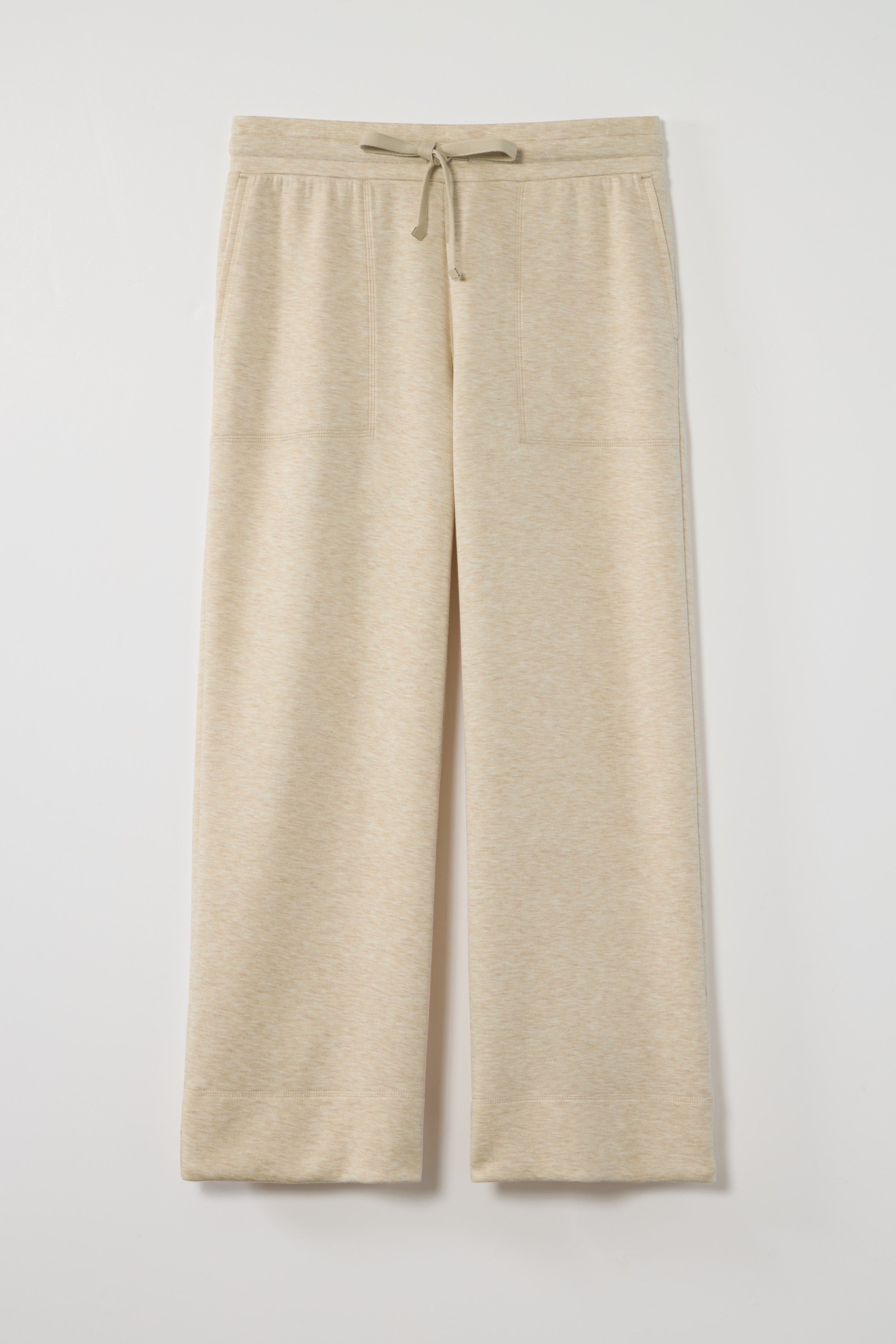 fit elevation knit wide-leg crops