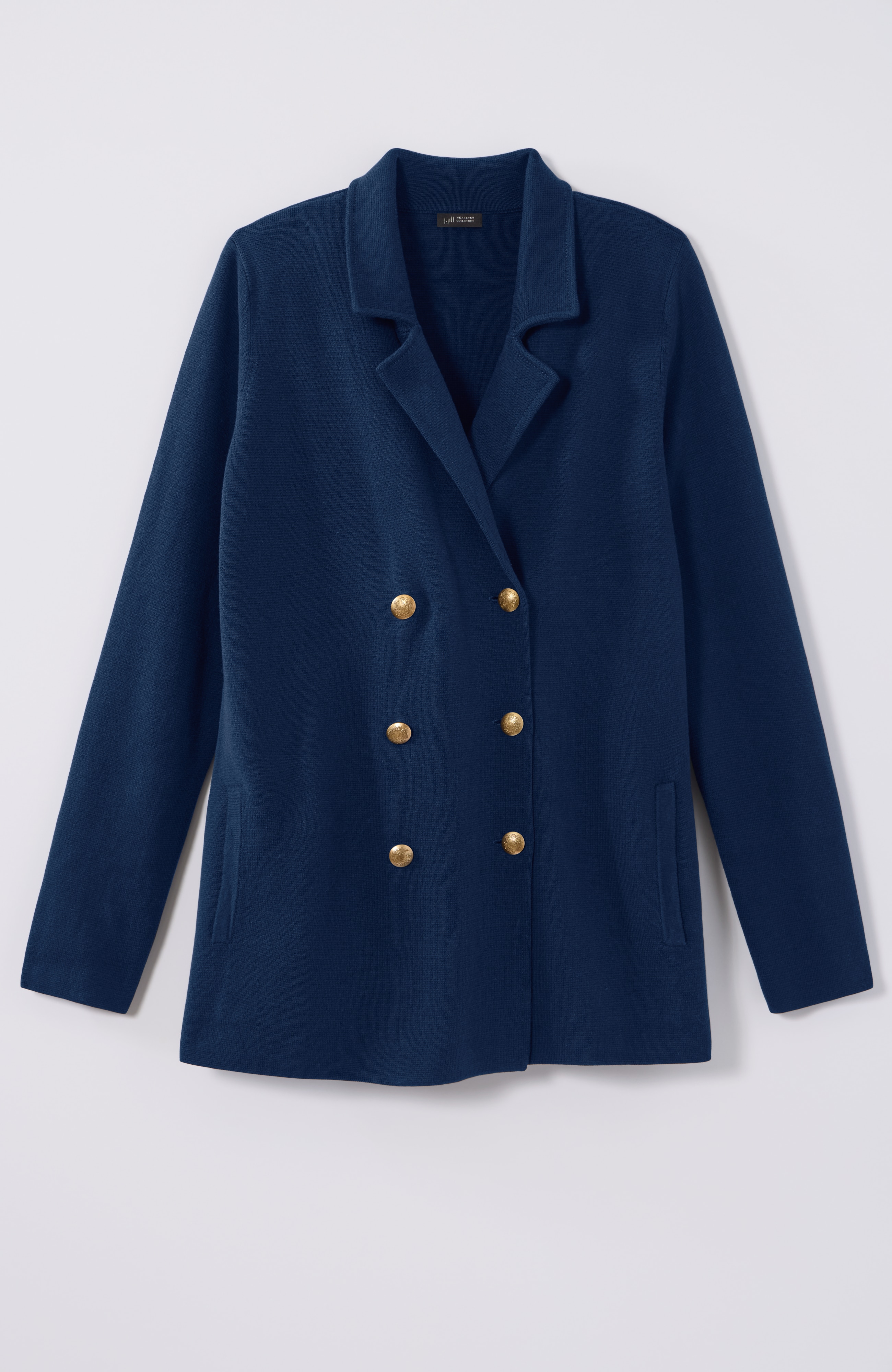 Wearever Double-Breasted Sweater Blazer | JJill