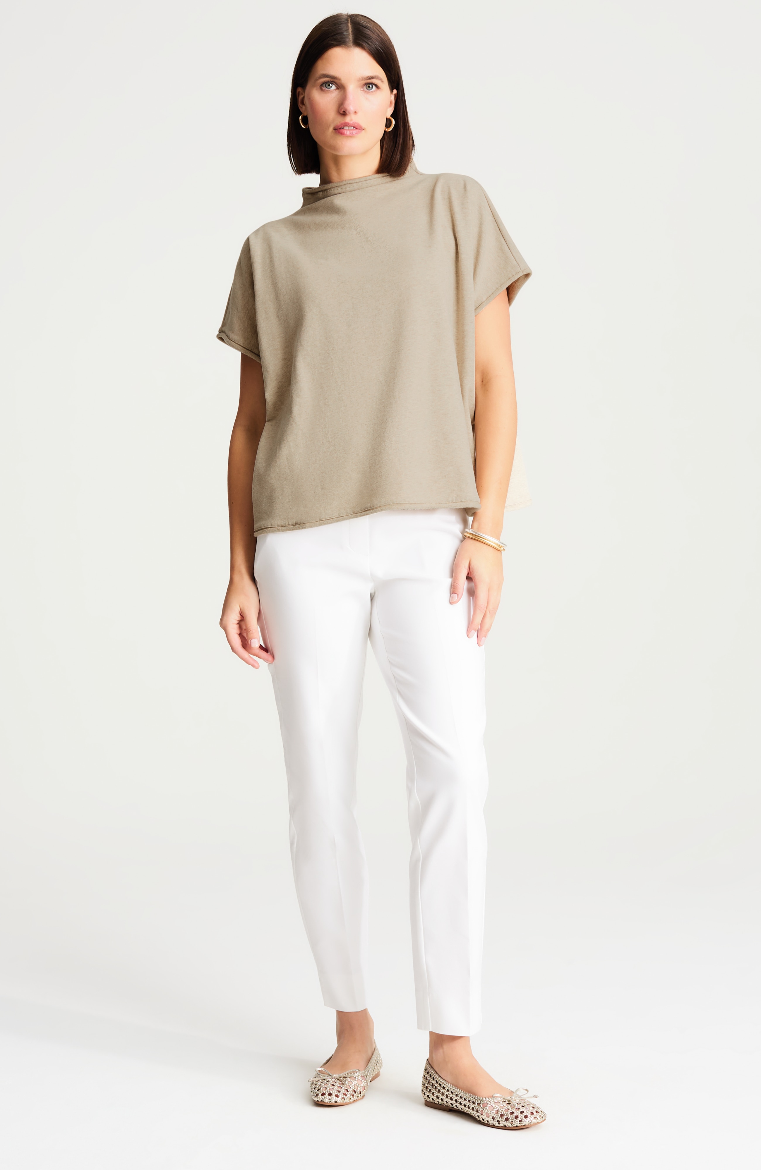 GETAWAY MOCK-NECK KNIT TOP | JJill