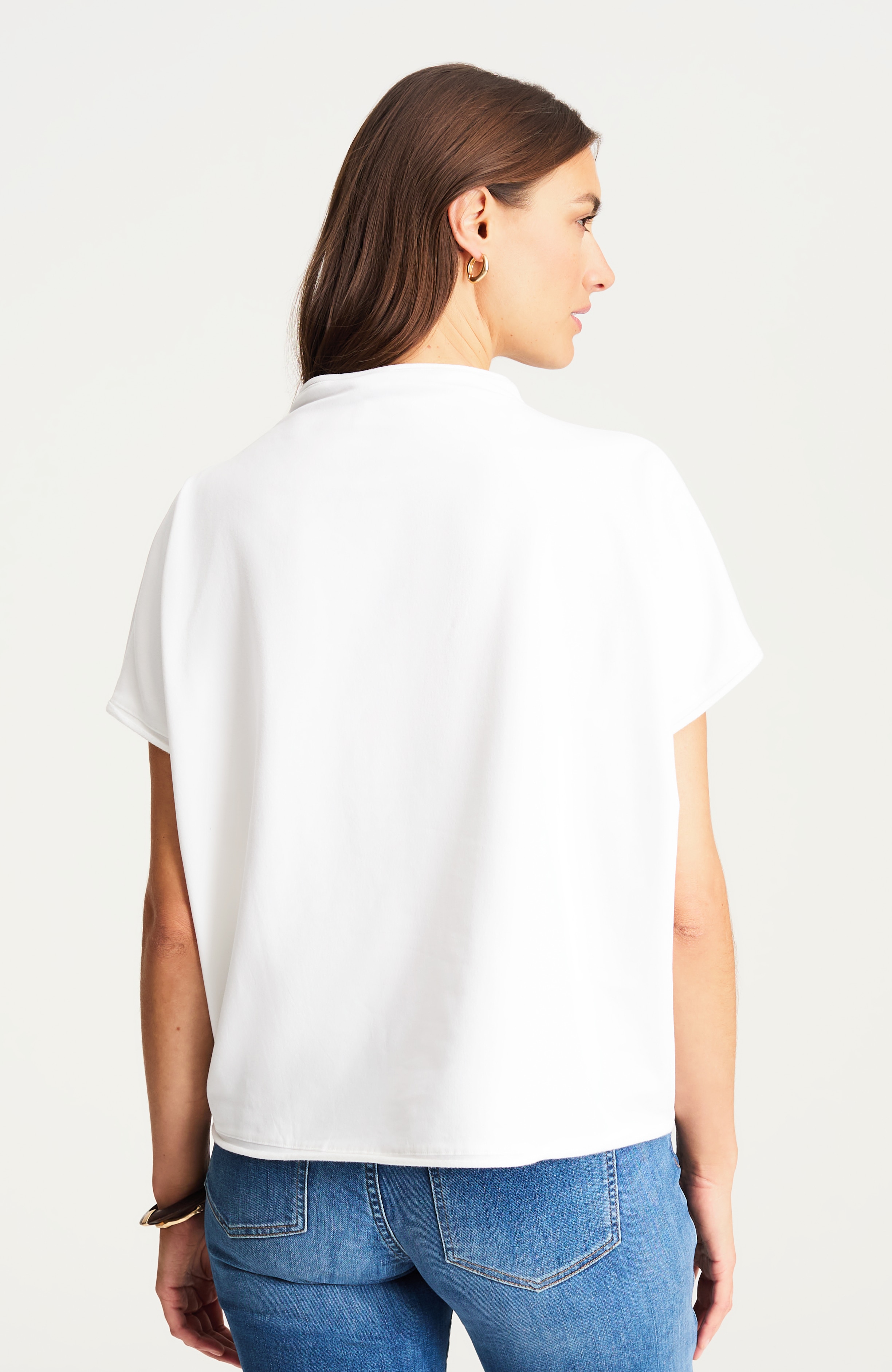 GETAWAY MOCK-NECK KNIT TOP | JJill