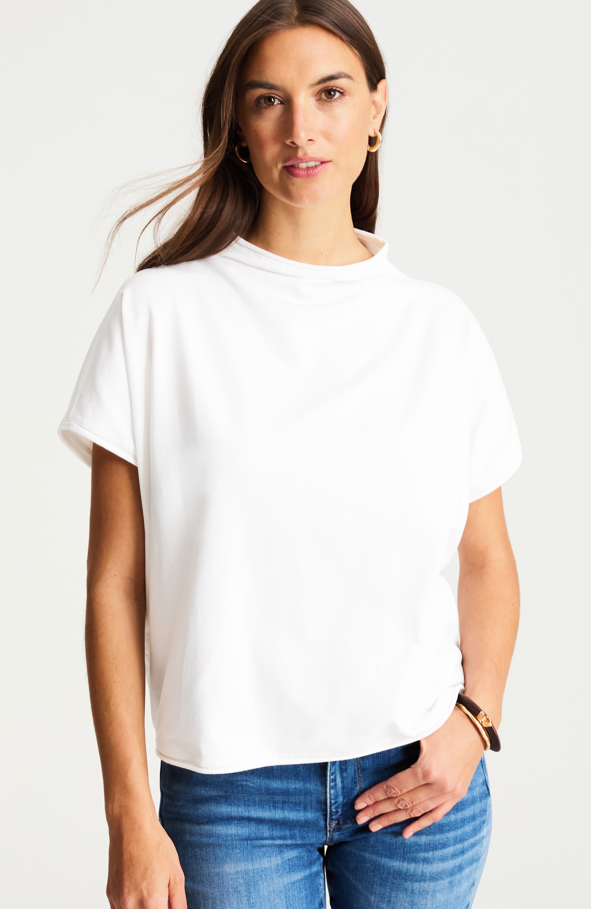 Getaway Mock-Neck Knit Top | JJill
