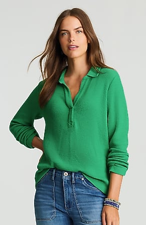 Image for Ribbed Cotton-Blend Pullover